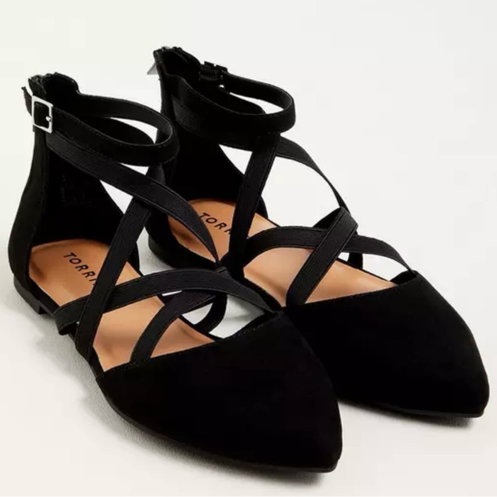 Torrid Black Strappy Women's Flats